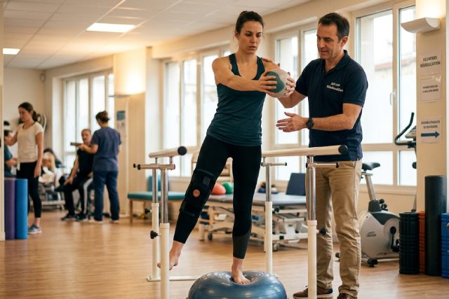 exercice en rééducation